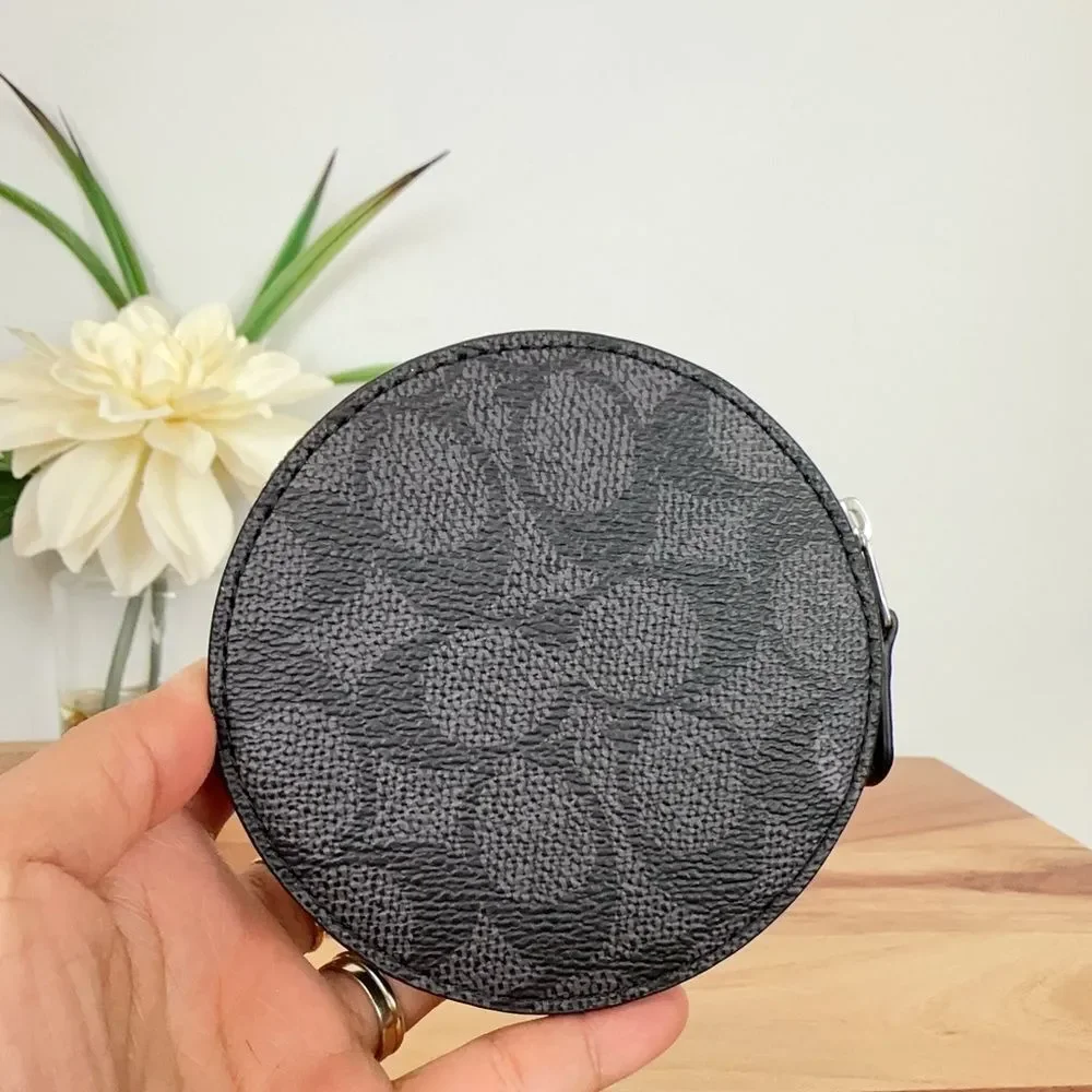 NWT Coach Coin Case In Signature Canvas With‎ Halloween Graphic - Picture 3 of 5